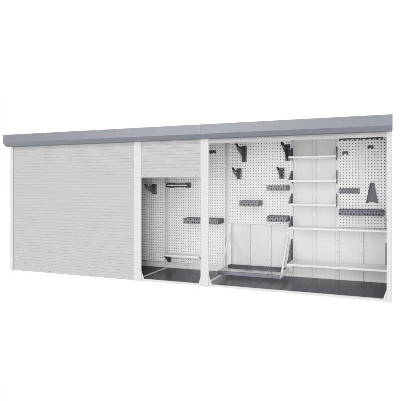 Шкаф для паркинга трехсекционный 1700x4650x600